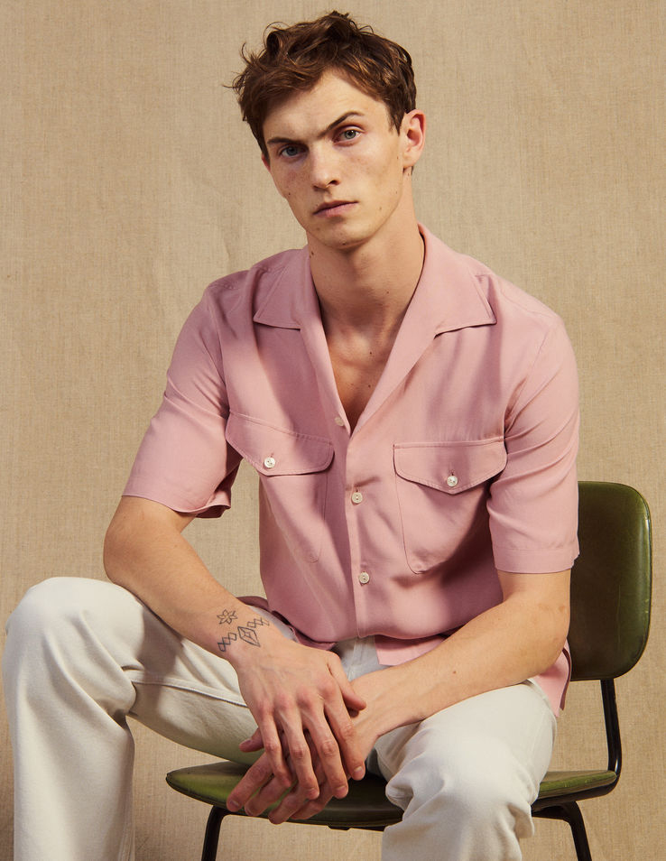 Flowing Short-Sleeved Shirt Sandro