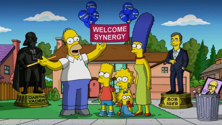 The Simpsons make their Disney+ announcement (The Walt Disney Company)