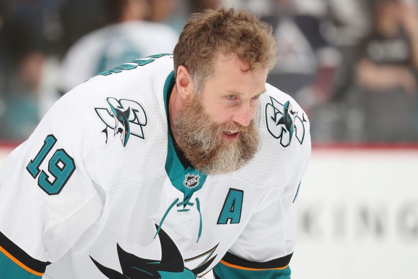 Joe Thornton of the San Jose Sharks. (Michael Martin/NHLI via Getty Images)