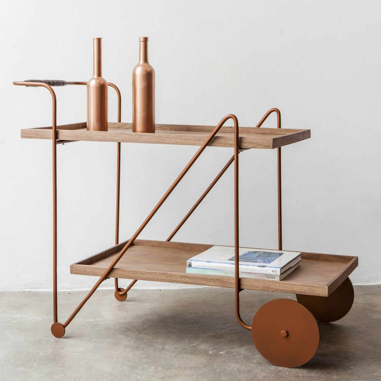 1stdibs "Jorge" Modernist Style Bar Cart Performance Upgrade: Experts' Picks