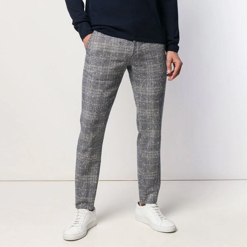 Entre Amis Plaid Pants