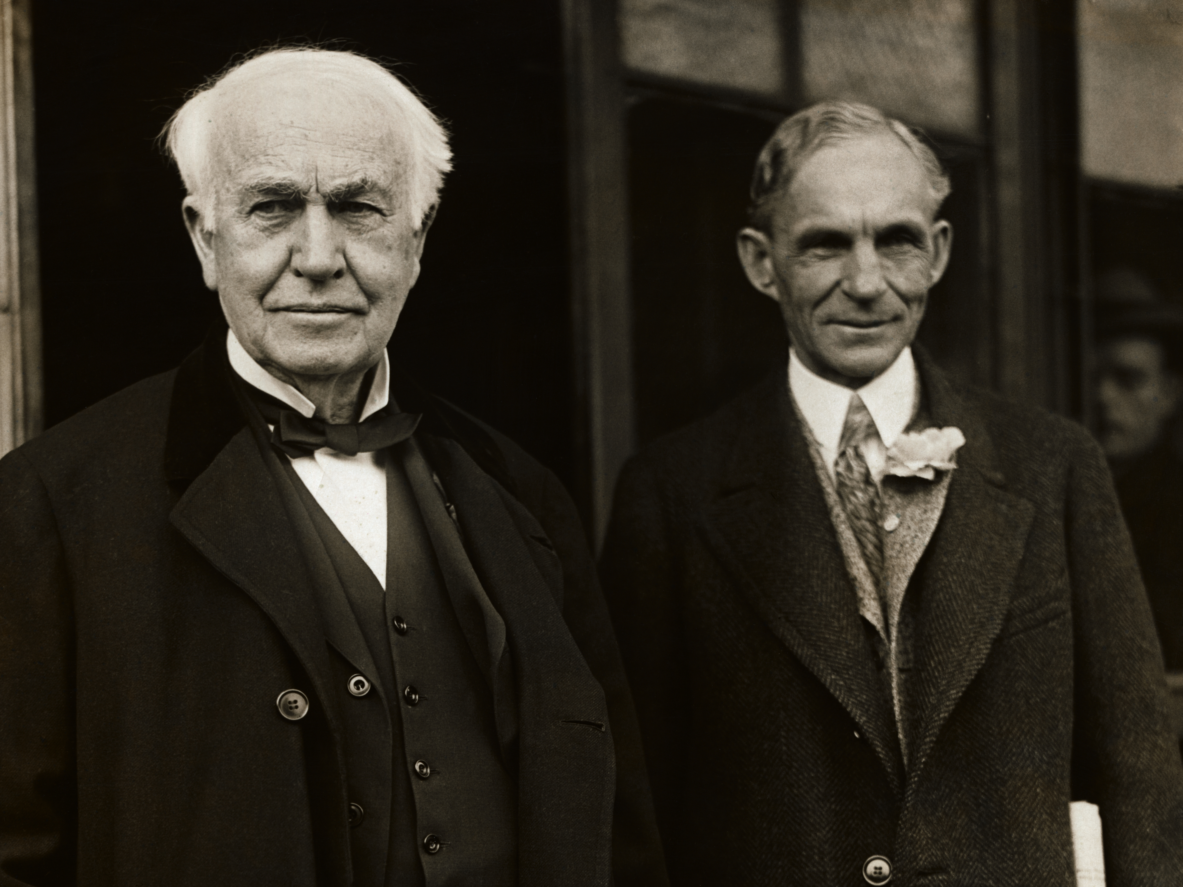 Thomas Edison and Henry Ford 