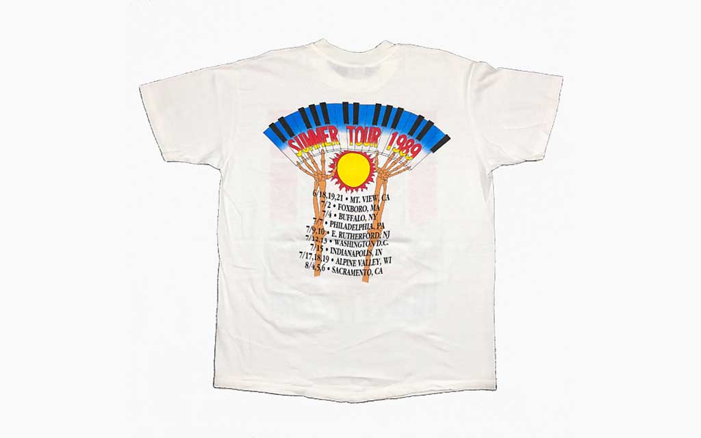 1989 Official Tour Tee (Back) Grateful Dead