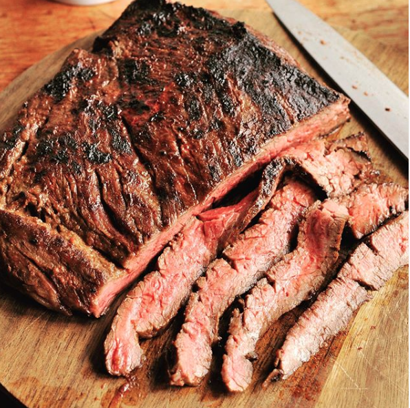 An American Wagyu Bavette steak from Snake River Farms