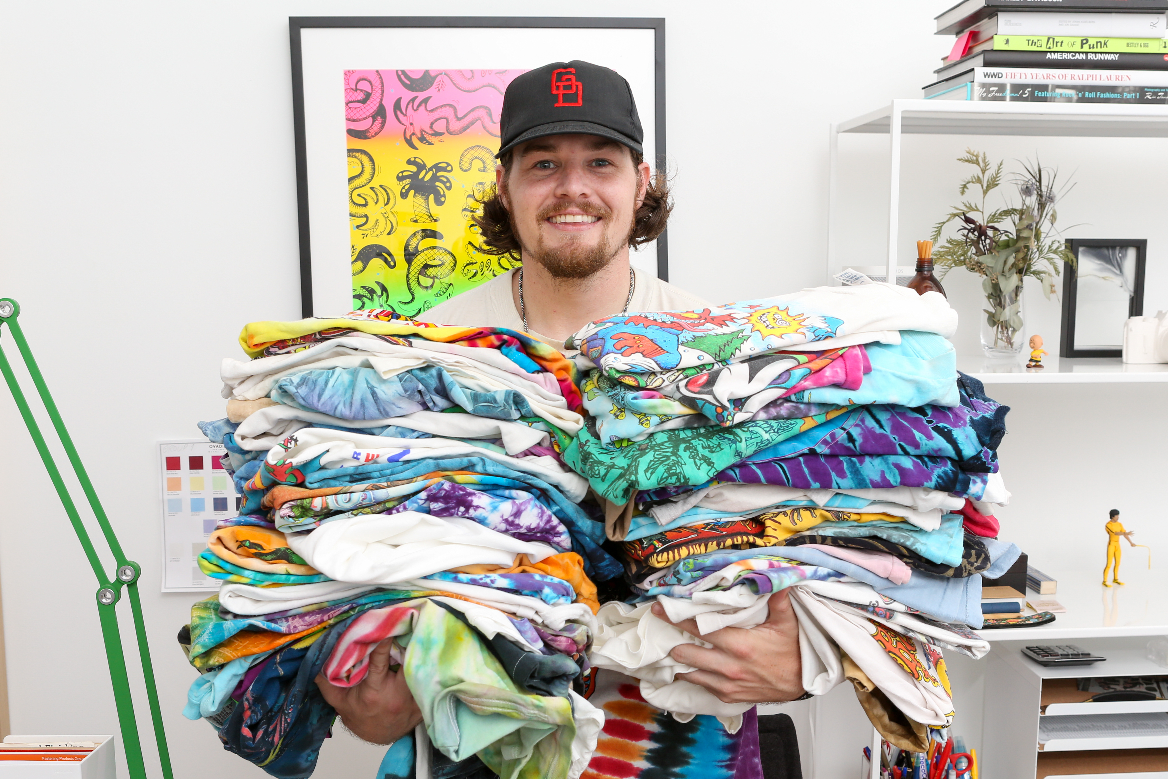 Taylor Welch @Deadhead showing off his grateful Dead shirts