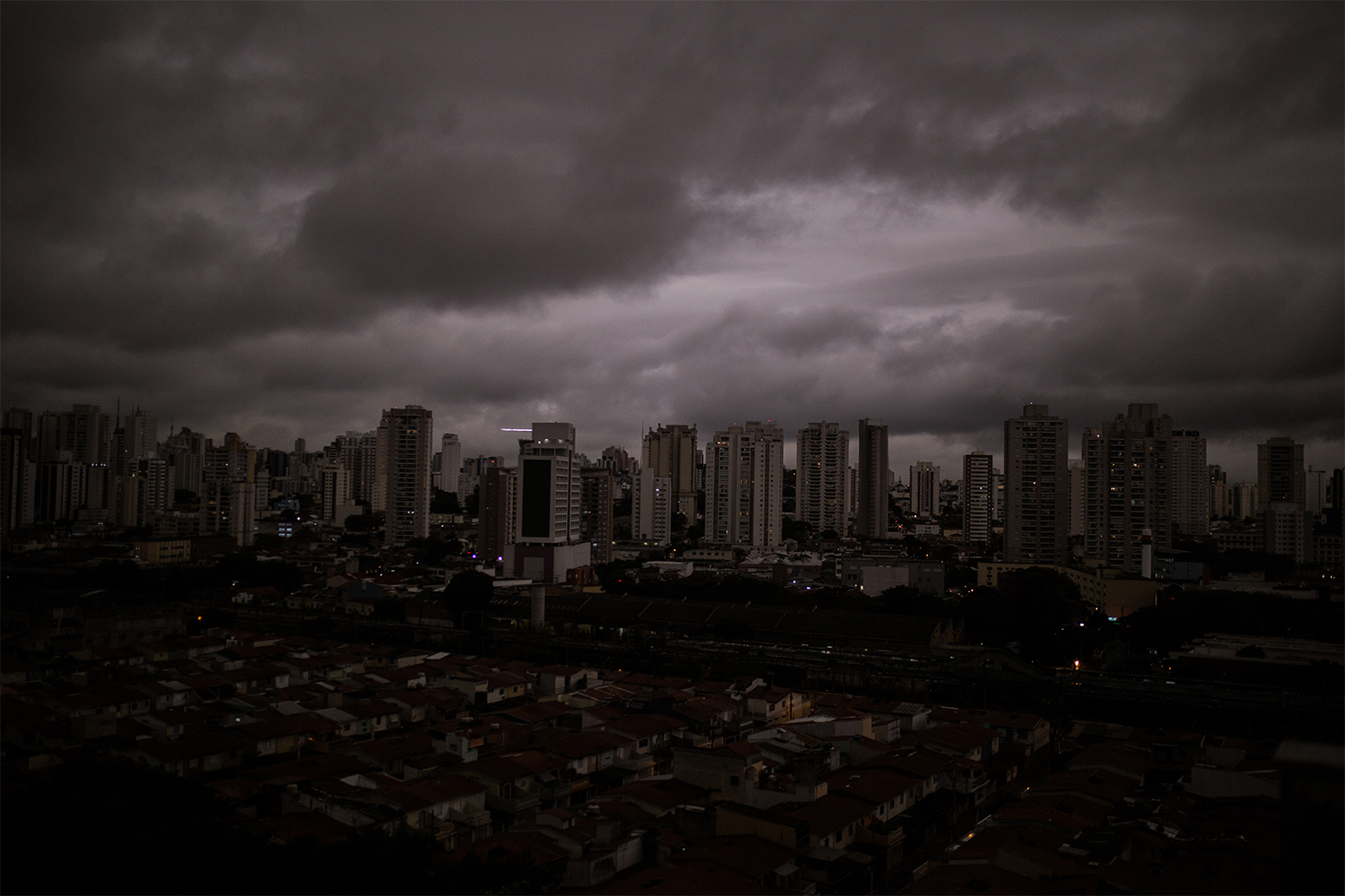 Smoke Over Sao Paulo Brazil Amazon Forest Fire