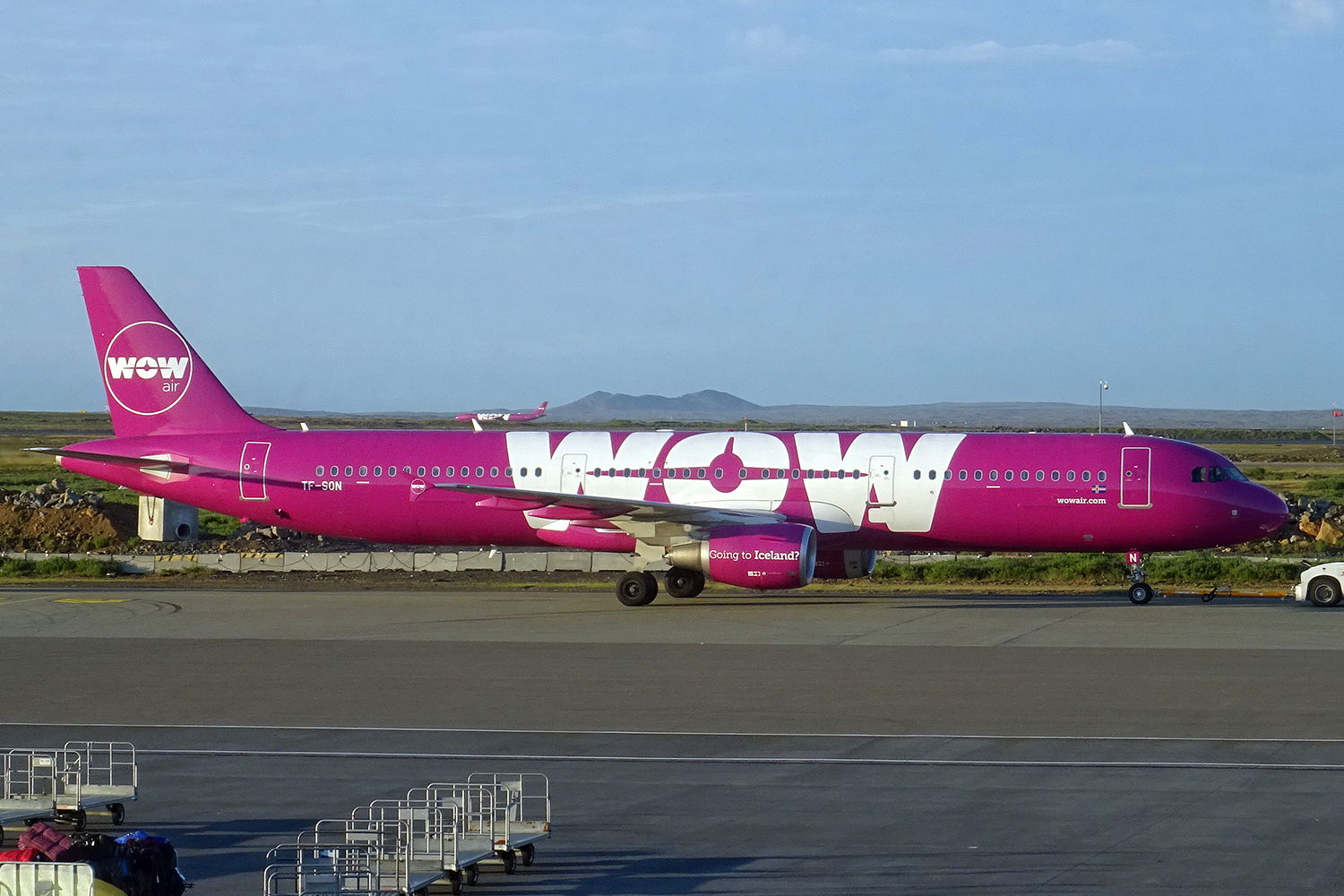 Wow Air Airplane