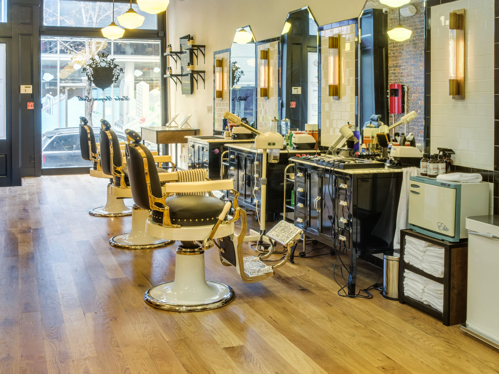 Inside the Barber Surgeons Guild Soho location