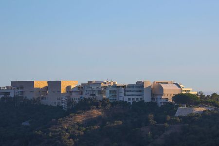 An exterior view of the Getty Center on August 22, 2016 in Los Angeles, California.  (Photo by FG/Bauer-Griffin/GC Images)