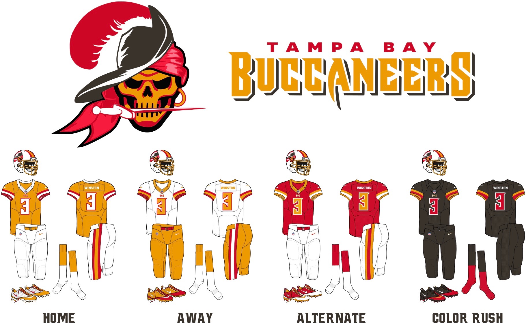 Dan Bodurtha Bucs Redesign Uni Watch