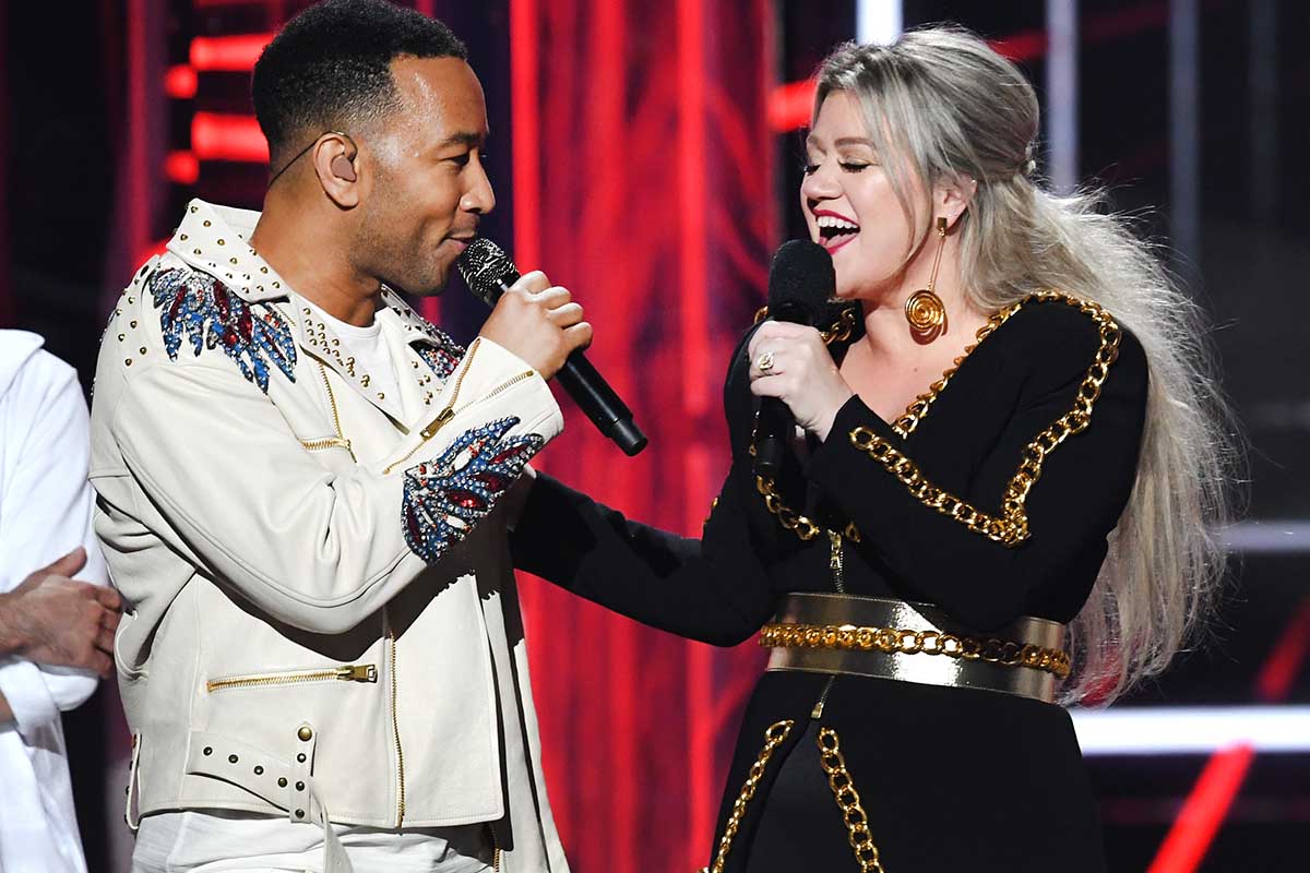 John Legend and Kelly Clarkson