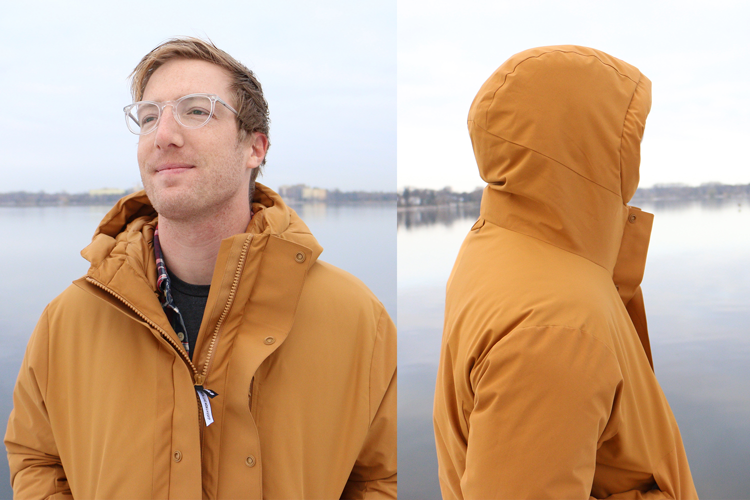 The Winter Parka from Minnesota company Askov Finlayson in Bear Brown, Superior Blue and Pitch Black. We tested and reviewed the winter coat and talked to Eric Dayton, the man behind it.