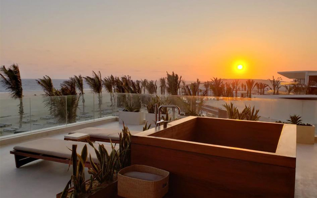 nobu los cabos plunge pool