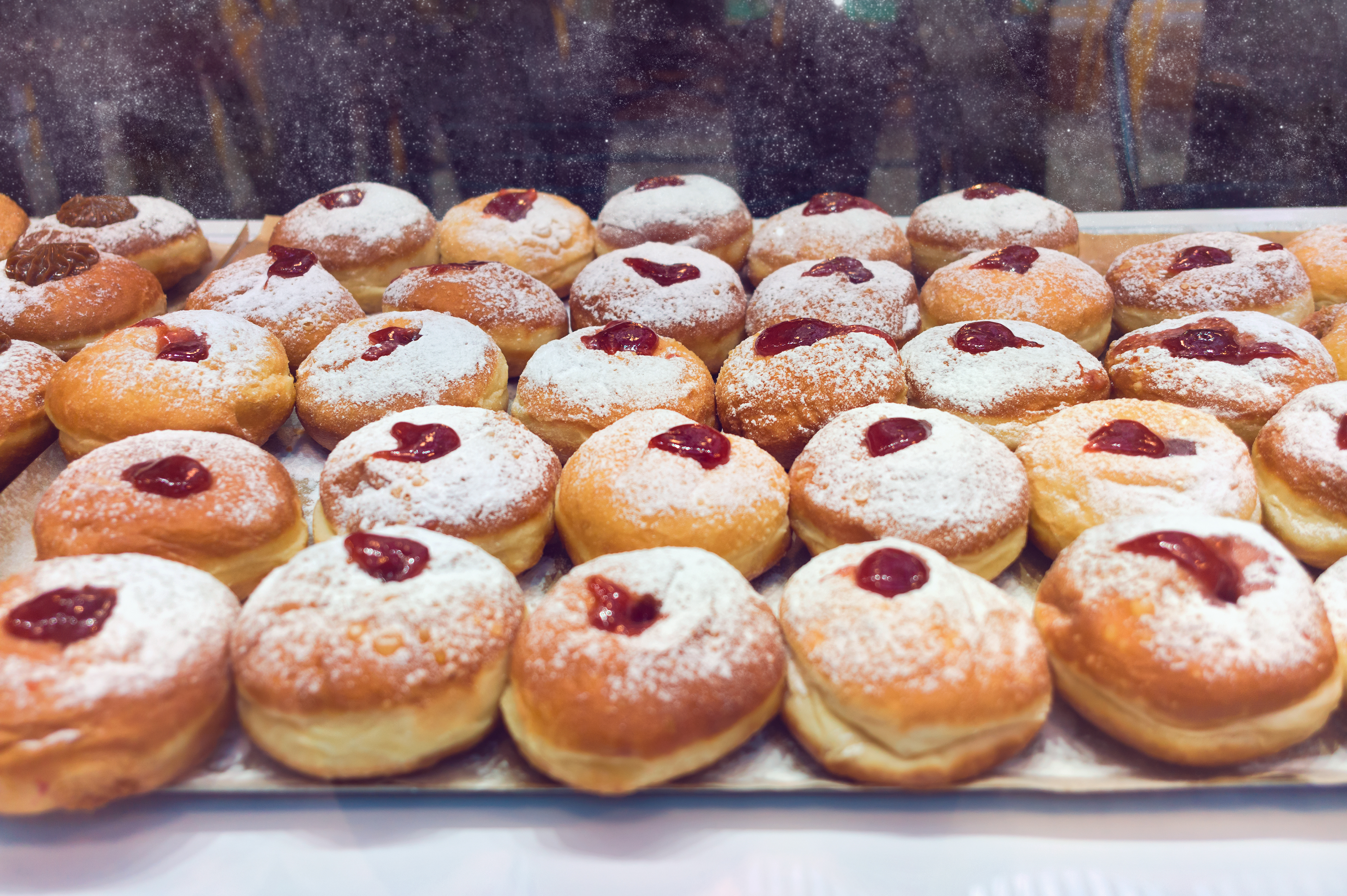 Chanukkah donuts