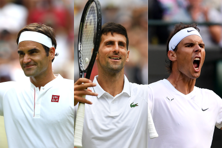 djokovic federer nadal big three best dynasty