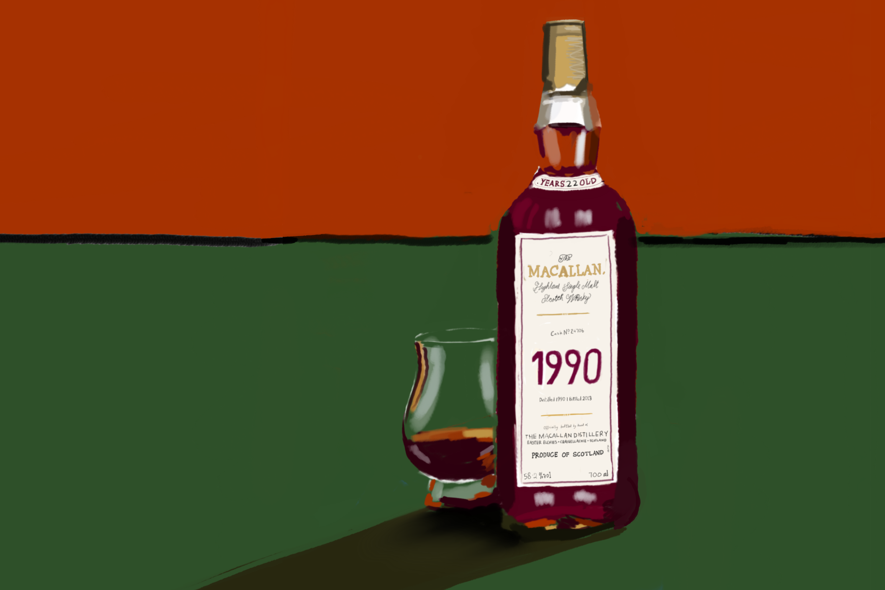 Macallan Fine & Rare 1990 whisky