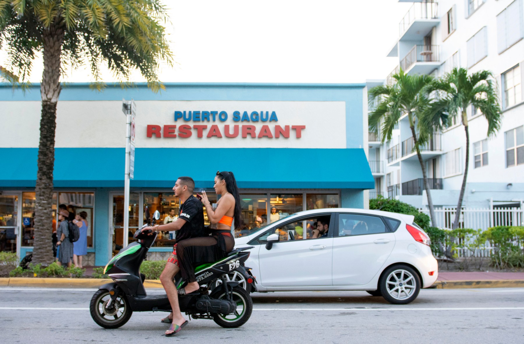 <strong>Puerto Sagua<br></strong>When I ask my friend Zach, a Miami local, where I should go for Cuban food, he has only one response:<br>Puerto Sagua. A Miami staple since 1962, Puerto Sagua is the spot for down-home Cuban classics. The<br>restaurant’s clientele is about a 50-50 mix of locals and tourists. “If you’re in Miami, do Miami!” hostess<br>Nikki Marcelo says to me with a smile when I arrive with Jenna, my best friend of 26 years.