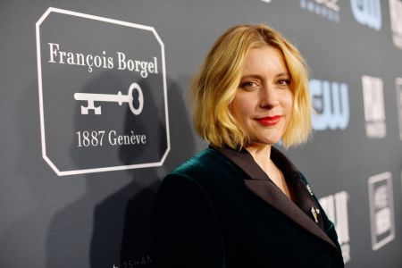 Greta Gerwig attends the 25th Annual Critics' Choice Awards at Barker Hangar on January 12, 2020 in Santa Monica, California. (Photo by Matt Winkelmeyer/Getty Images for Critics Choice Association)