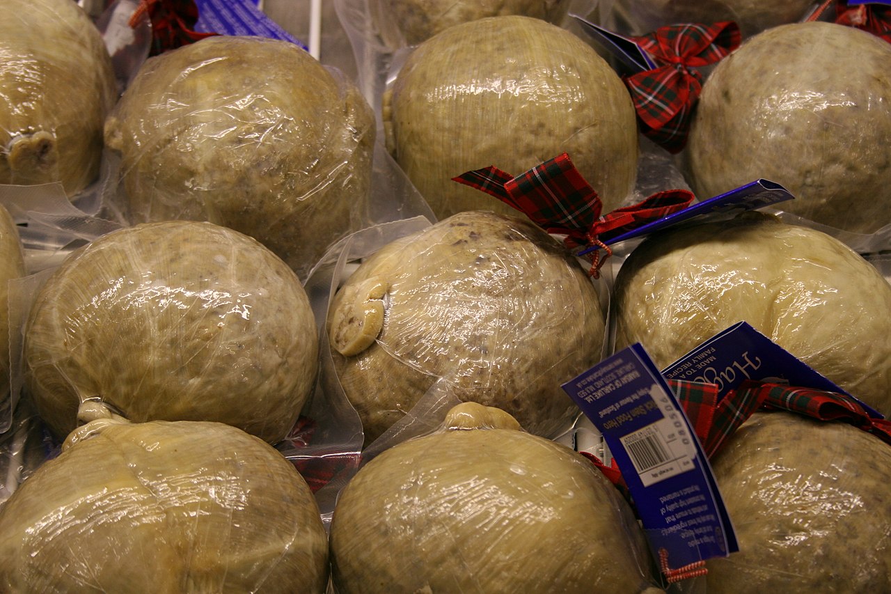 Scottish haggis pudding for sale