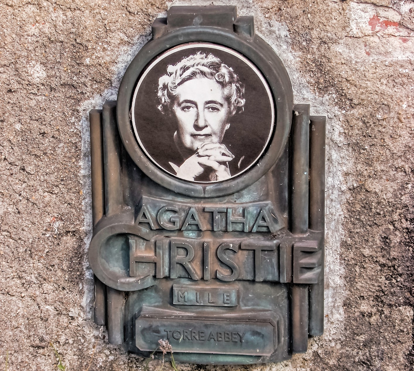 Agatha Christie plaque