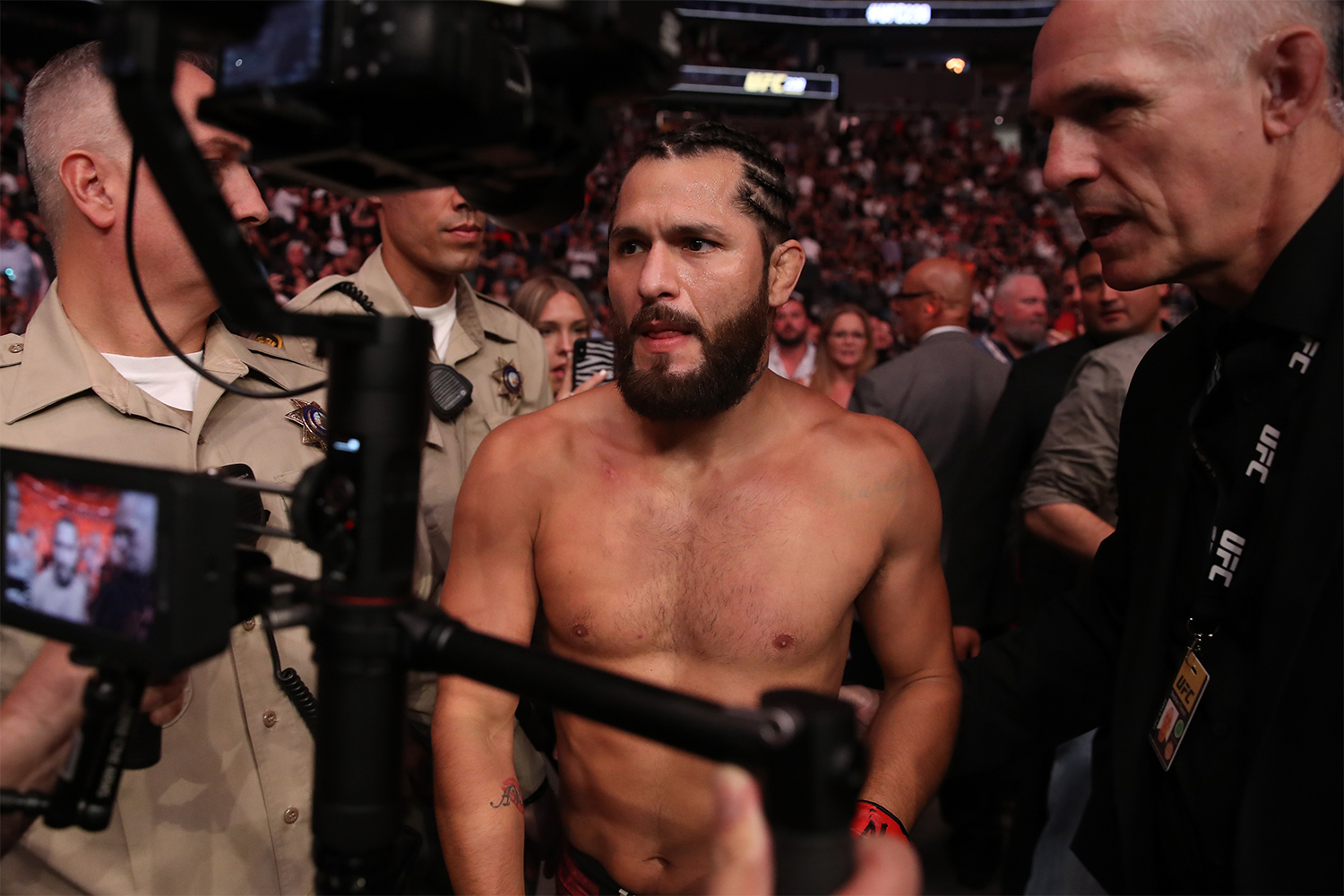 Jorge Masvidal after he knocked out Ben Askren