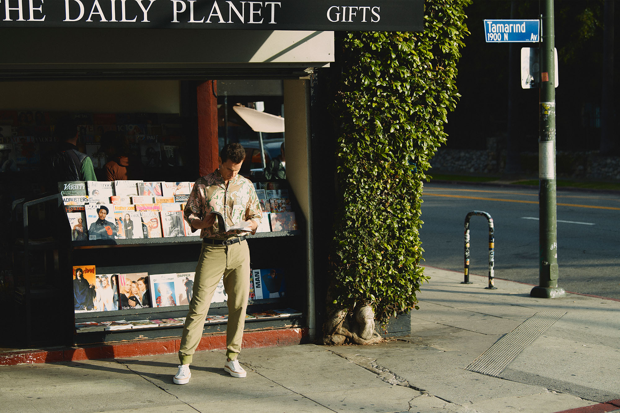 Matt Bomer Los Angeles Neiman Marcus Menswear Salvatore Ferragamo Franklin Strip Daily Planet