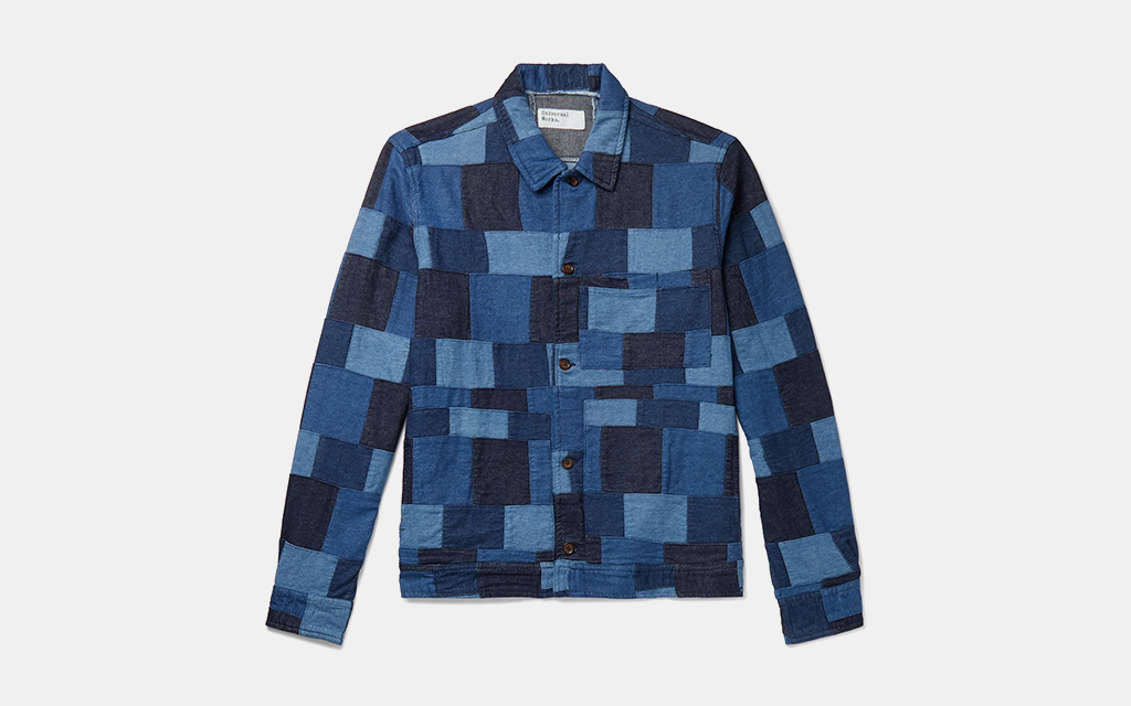 Universal Works Patchwork Denim Chore Jacket