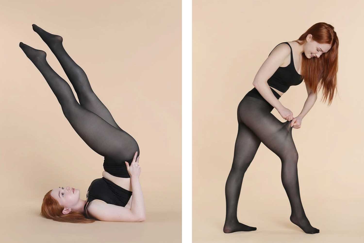 Models wearing Sheertex's indestructible stockings, one of the best gifts for women