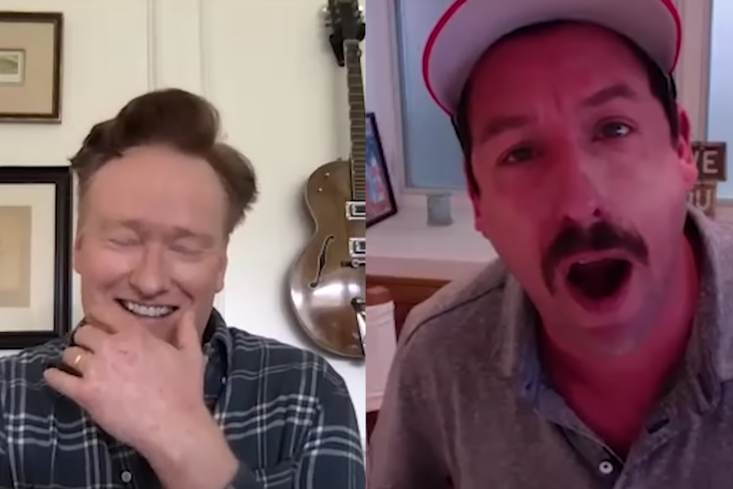 Conan O'Brien and Adam Sandler