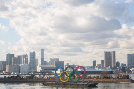 Olympics Rings in Tokyo