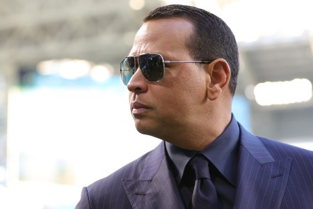 Alex Rodriguez at the Super Bowl