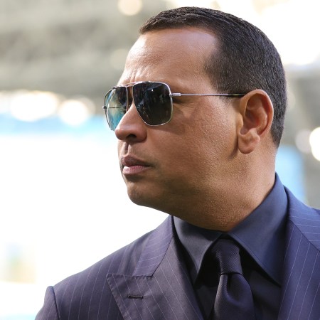 Alex Rodriguez at the Super Bowl