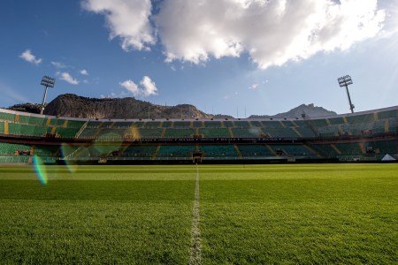 Empty stadium in Italy