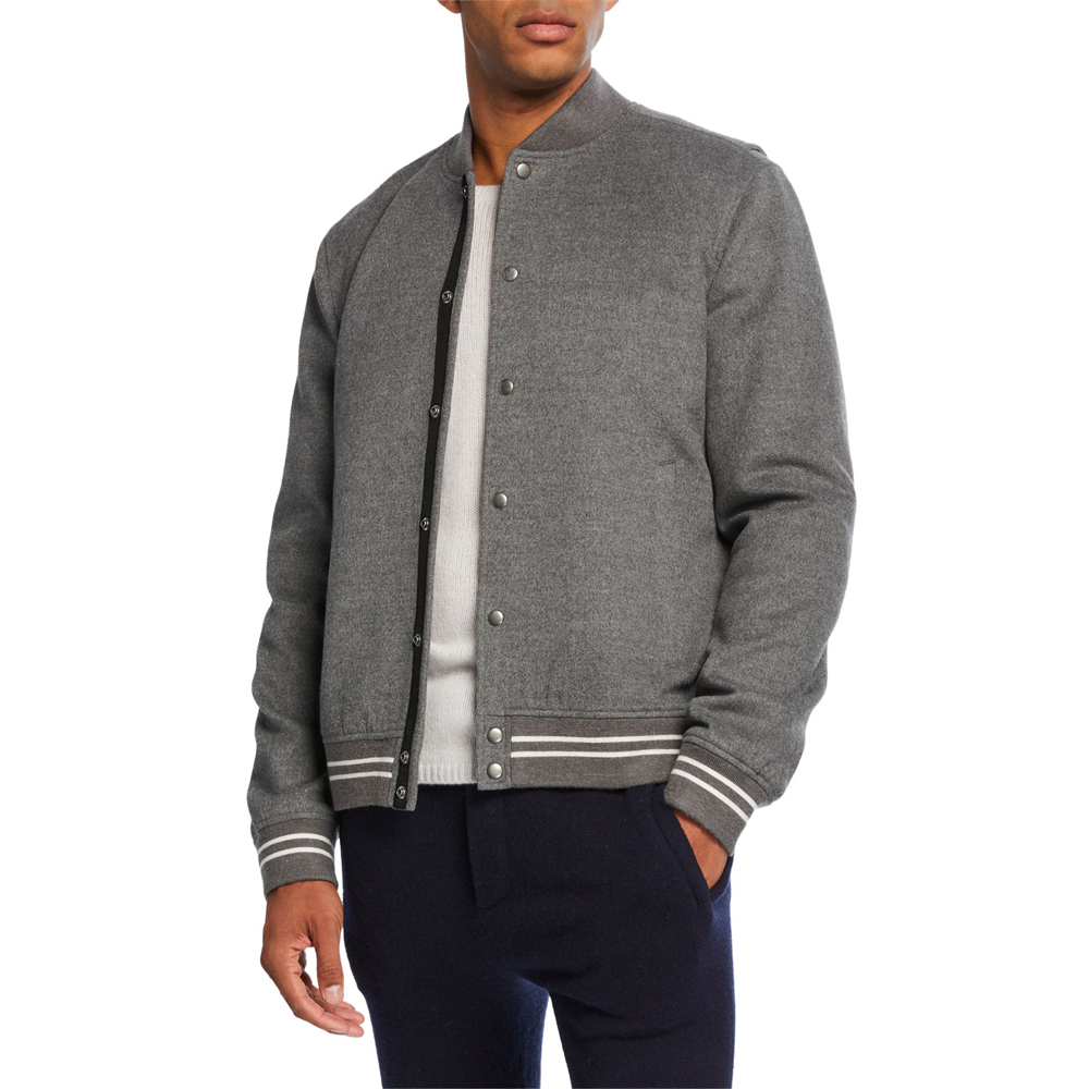 Varsity Snap-Front Bomber Jacket
Vince