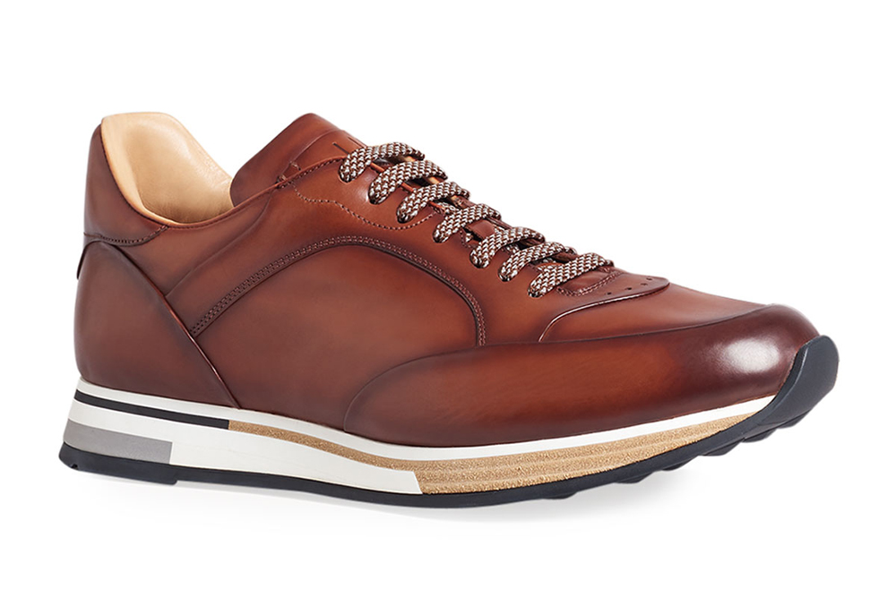 Duke Patina Burnished Leather Runner Sneakers
dunhill