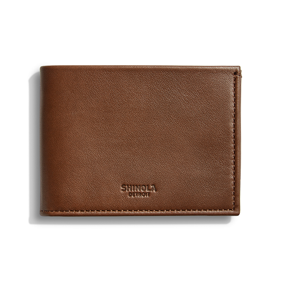 Slim Heritage Leather Bifold Wallet
Shinola