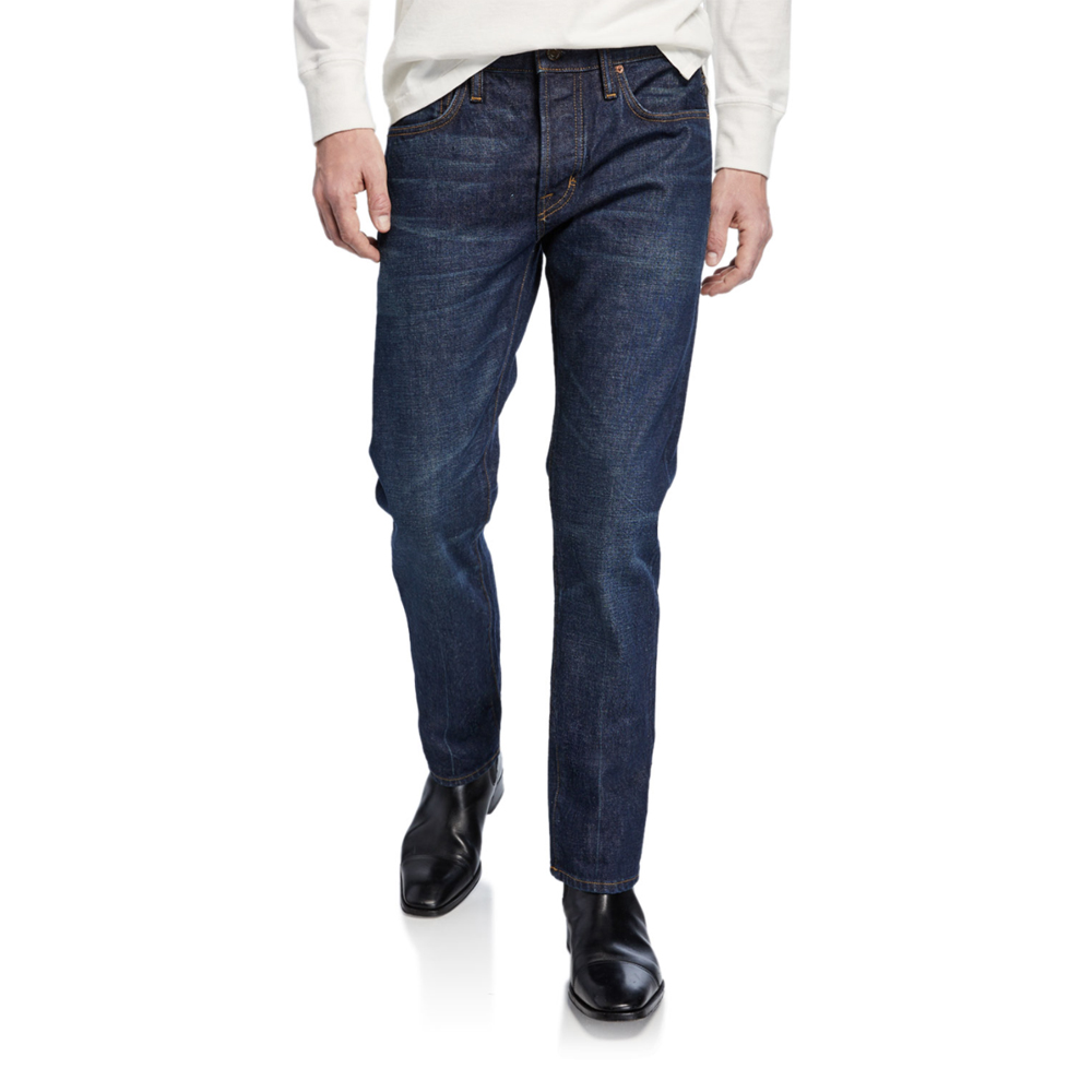 Straight-Fit Dark-Wash Jeans
Tom Ford