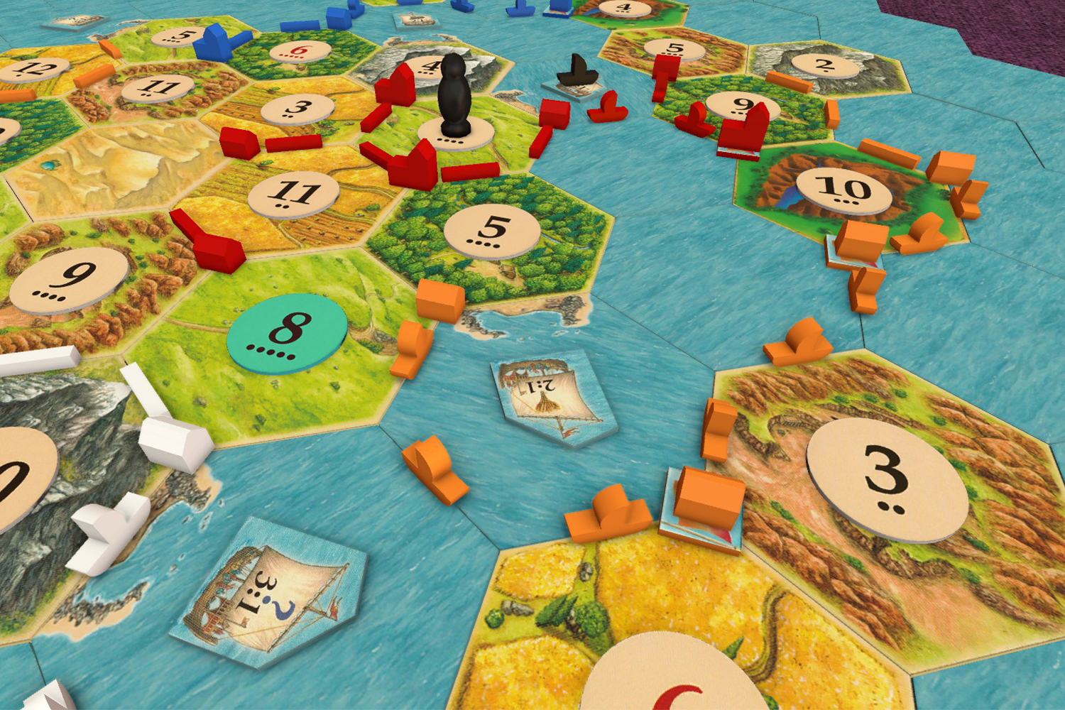 The Settlers of Catan on Tabletop Simulator