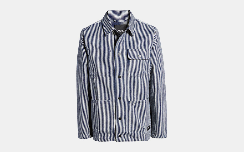 Vans Stripe Drill Denim Chore Coat