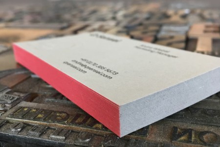 letterpress business cardss