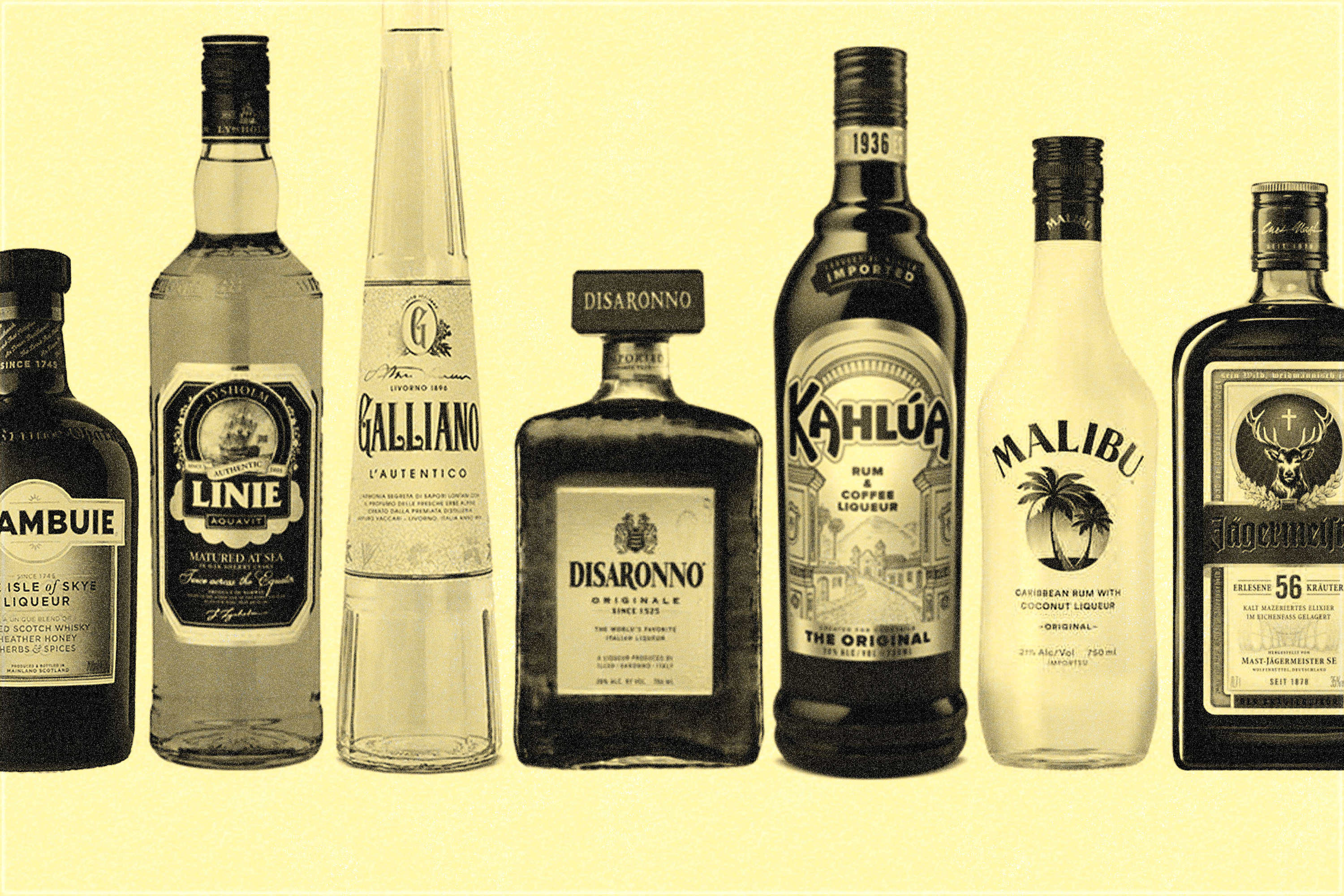 rarely used liquors