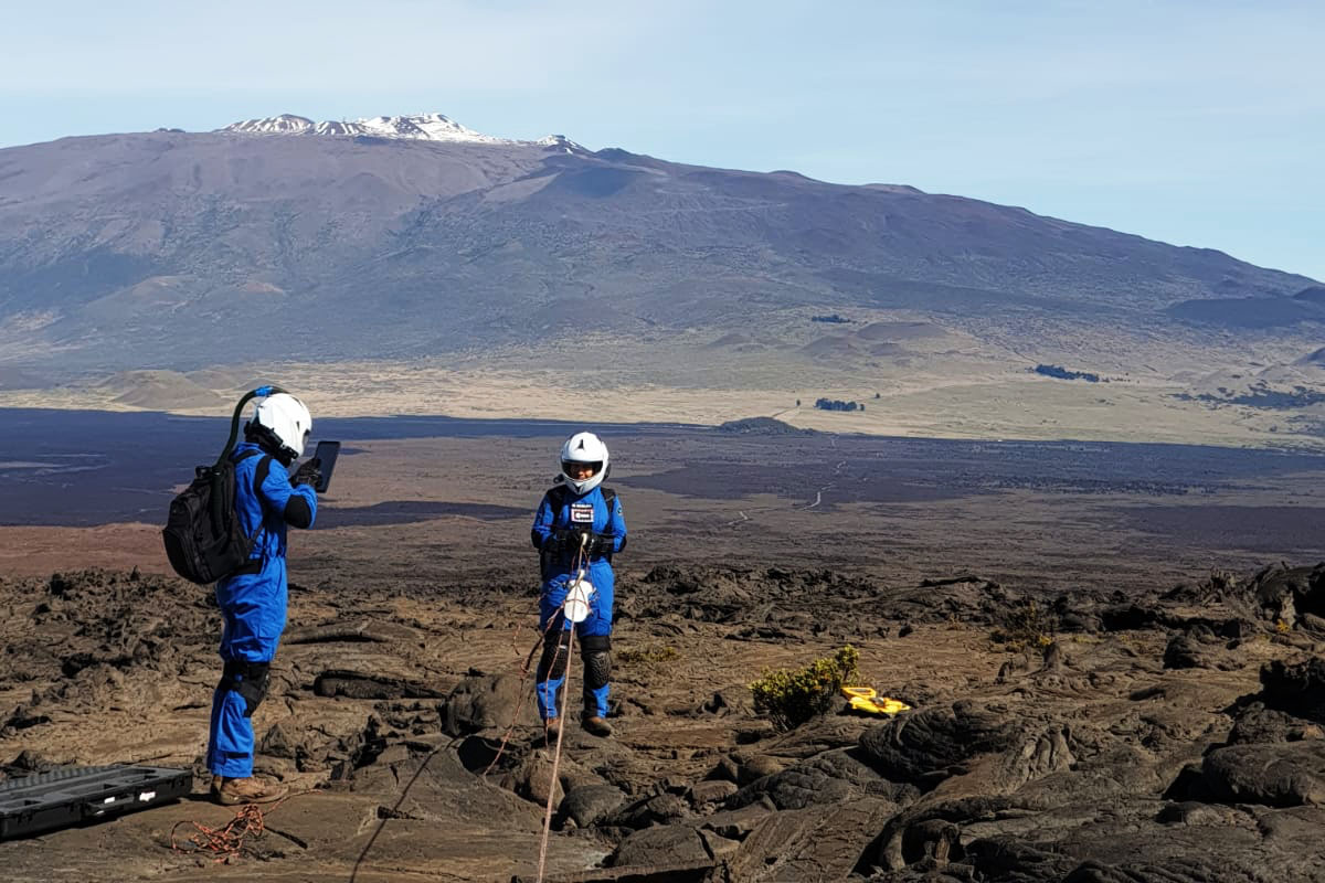 mauna loa lava fields hawaii mars