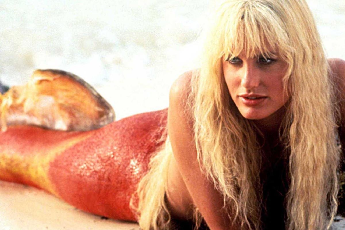 Daryl Hannah as a mermaid in "Splash"