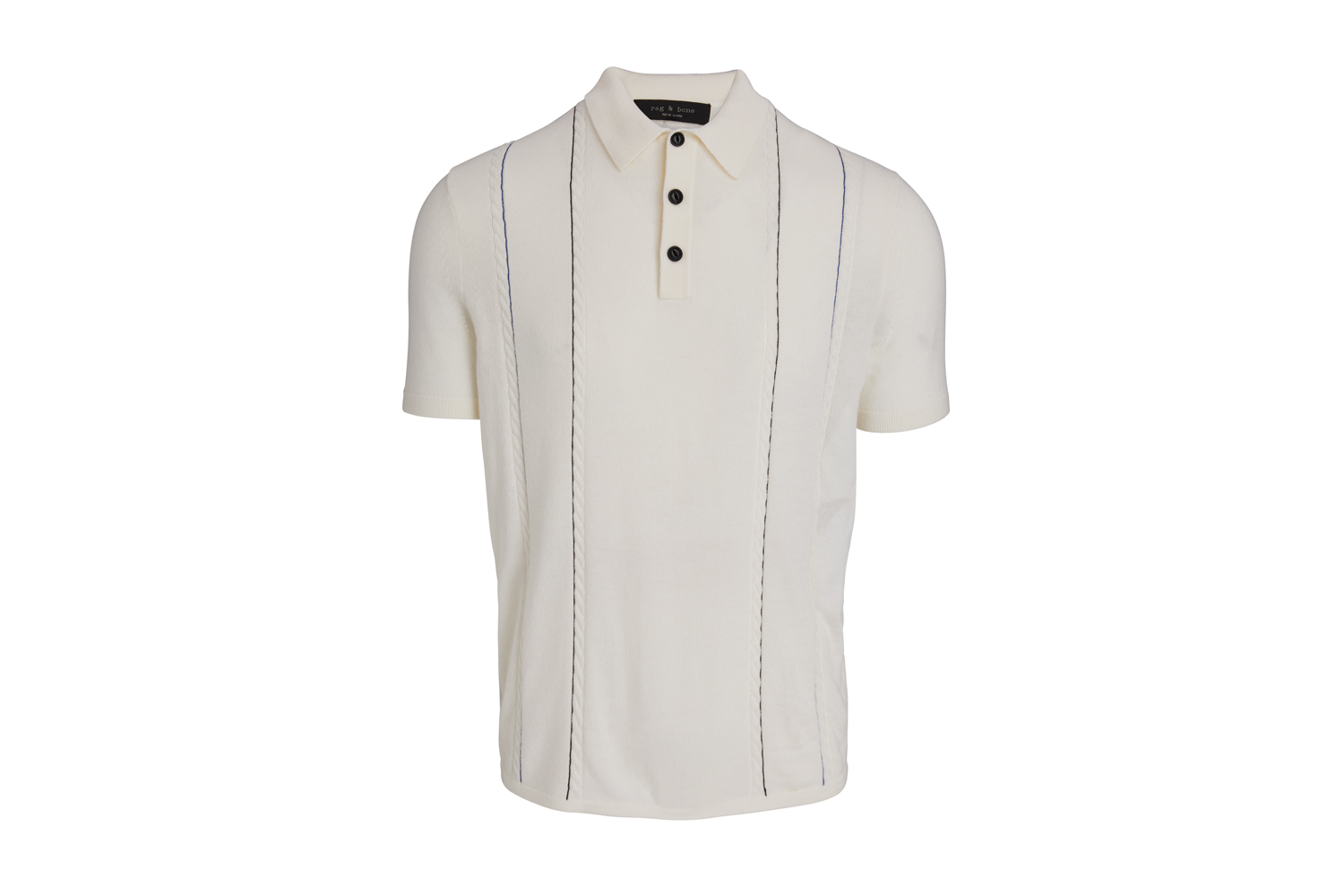 Jamison Striped Polo Shirt
Rag & Bone