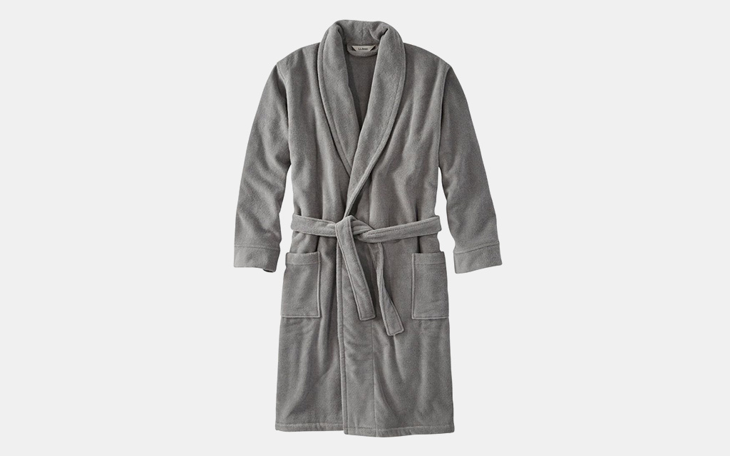 L.L.Bean Terry Cloth Organic Cotton Robe