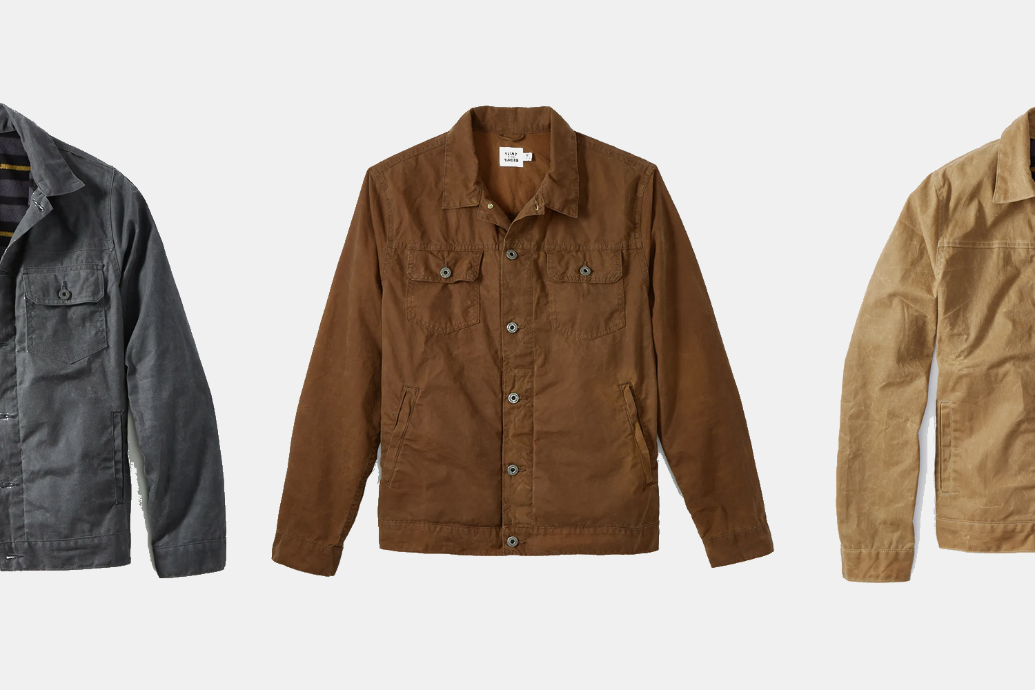 Shop Flint and Tinder's New Lightweight Waxed Trucker