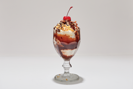 The Hot Tin Roof sundae at Morgenstern’s Finest Ice Cream. (Morgenstern’s Finest Ice Cream)