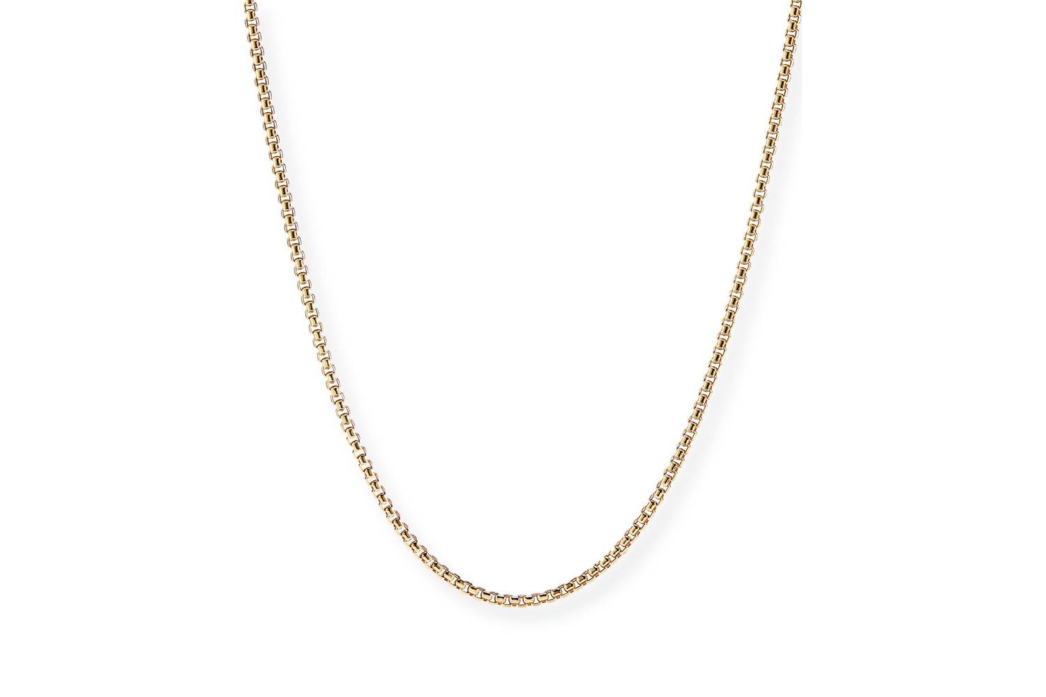 18k Gold Box Chain Necklace, 24"L
David Yurman