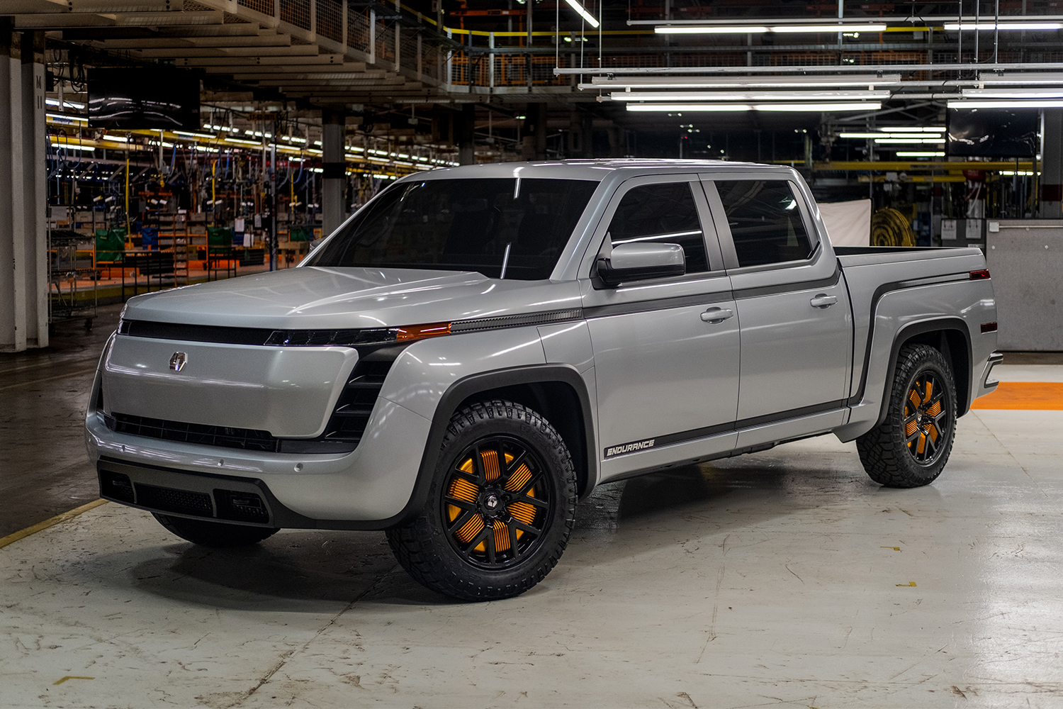 2021 Lordstown Endurance electric pickup truck