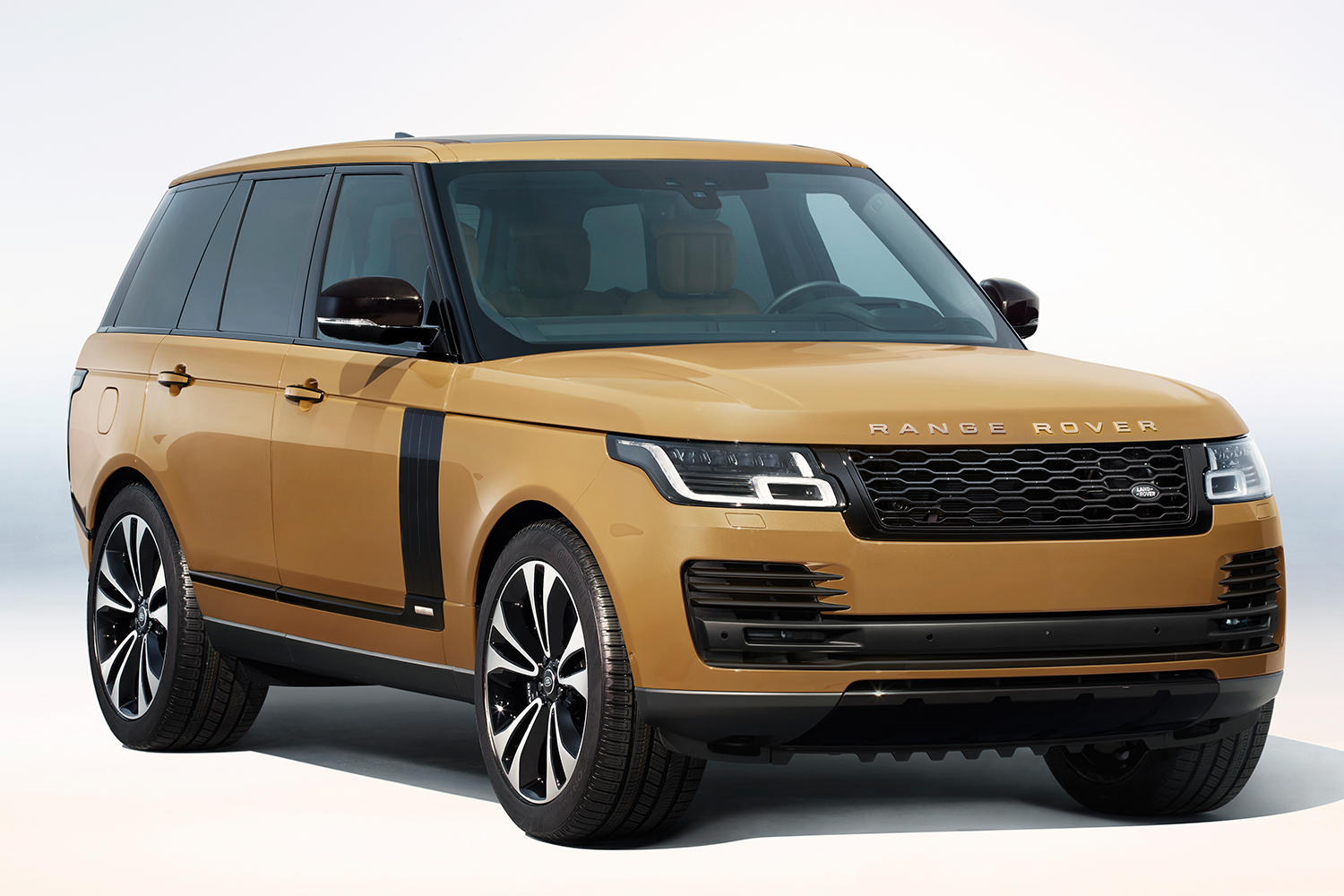 Range Rover Fifty SUV in Bahama Gold